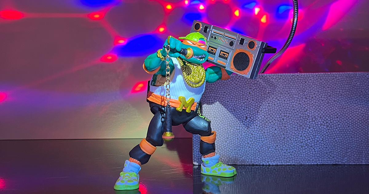 値引き中　タートルズ　Super Mike レビュー】Super7 Rapper Mike TMNT Figure Review スーパー7